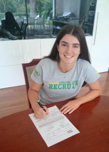 Claudia May signing to play tennis at the University of Central Florida